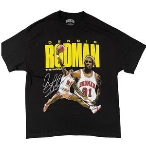 Dennis Black Graphic Short Sleeve Tee